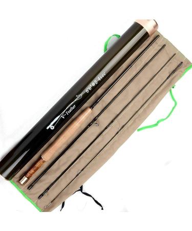 MAXIMUMCATCH Feather Fly Rods IM10 40T Carbon Blank Fly Fishing Rod for Stream 1/2/3wt 6'6'' 2wt 4 Parts