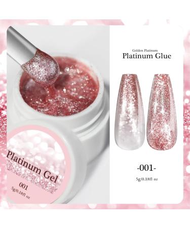 Sculpture Gel High-density platinum nail gel Japanese style glitter for nail art chrome gold and silver gels with drawing and painting function 6 x 5g - Buy Online on GoSupps.com