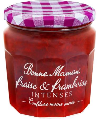 Bonne Maman - Intense Strawberry & Raspberry Jam - Rich in Fruits and less sweet - 335g - Buy Online on GoSupps.com