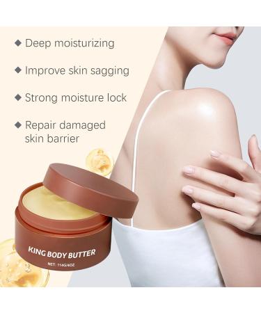 KING BODY BUTTER Shea Jojoba Moisturizer with Orange Flower Extract - Deep Hydration Body Butter for Dry Skin Non-Greasy Natural Formula Long-Lasting Moisture Lock 4 oz - Buy Online on GoSupps.com