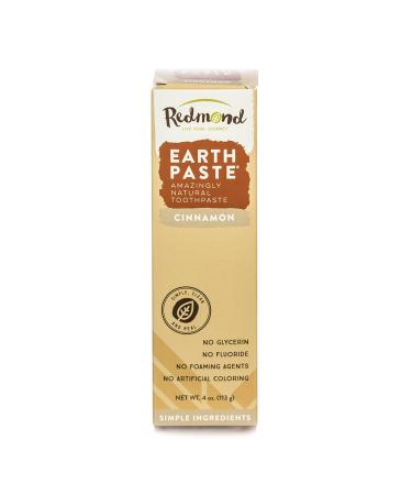 Redmond Earthpaste Cinnamon - Natural Non-Fluoride Toothpaste (3 Pack, 4 oz Tubes) - Buy Online on GoSupps.com
