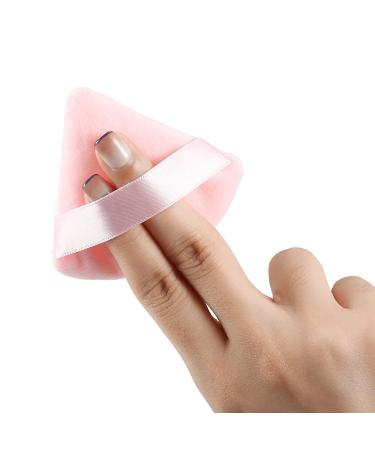 VOCOSTE Pink Loose Powder Puff - 2 Pcs Face Soft Triangle Blender for Flawless Makeup - Buy Online on GoSupps.com