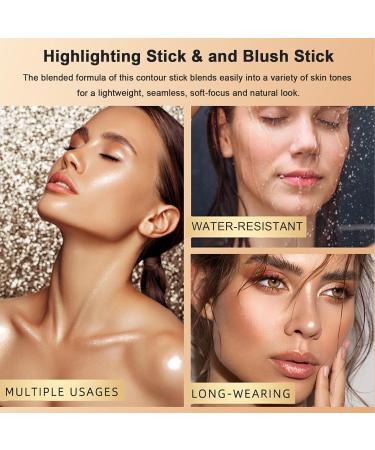 Buy 2024 Cream Contour Stick Makeup Set - Blush Bronzer & Highlighter Sticks | Long Lasting Natural Makeup for Beginners | Fast International Shipping - Buy Online on GoSupps.com