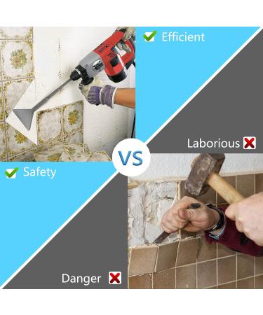 6-Inch SDS Max Floor Scraper Tile Chisel for Thinset Removal - Fits SDS Max Rotary Hammers - 6X14 Tile Tools - Buy Online on GoSupps.com
