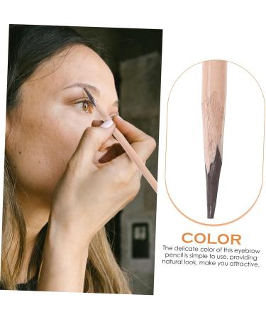 TOVINANNA Eyebrow Shaper Pencil 3pcs Eyebrow Pencil Wood Brow Pencil Makeup Brow Pencil Do Not Take off Makeup Hard Core Miss 1 count (Pack of 1) Coffeex3pcs - Buy Online on GoSupps.com