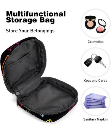 Buy Women's Bonds Storage Pockets Stillpad Keeper - Portable Black Pattern Period Kit Bag for Women & Girls - Buy Online on GoSupps.com