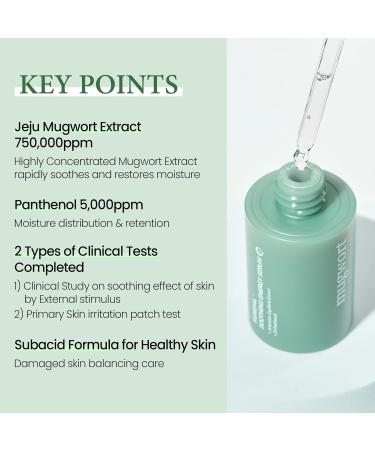 KUNDAL Mugwort Soothing Energy Serum with Panthenol and Niacinamide | 1.01fl oz (30ml) 1 Fl Oz (Pack of 1) - Buy Online on GoSupps.com