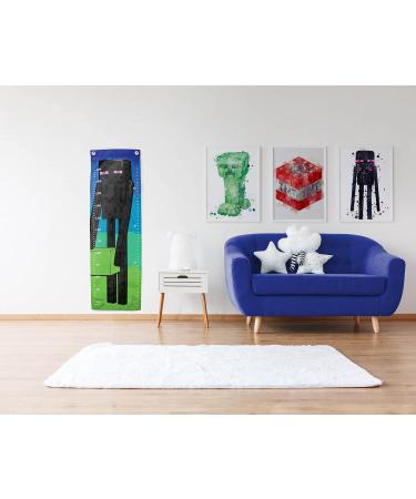 Jay Franco Minecraft Ender Talls 170cm Height Kids Growth Chart in Multicolor Poly-Canvas - Official Minecraft Merchandise - Buy Online on GoSupps.com