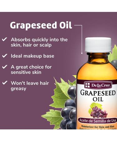 De La Cruz Avocado, Olive & Grapeseed Oil Bundle - 100% Pure & Natural Oils for Hair & Body - Lightweight Collection for Dry Skin - Buy Online on GoSupps.com