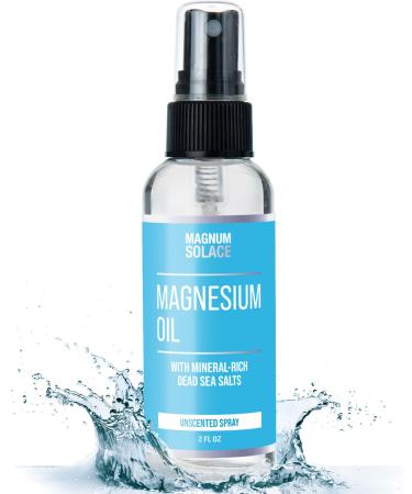 Magnesium Oil Spray - 100% Natural Magnesium Spray   Made with Dead Sea Salt  Stronger than Magnesium Lotion and Magnesium Cream