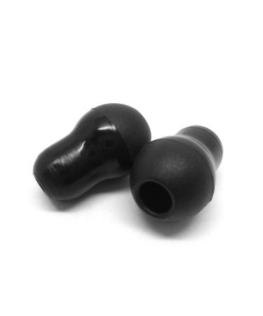 LUFOX 2 Pair Black Color Silicone Ear Tips Earbud Replacement for Littmann Stethoscope 2pair