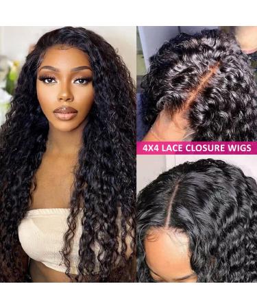 18 FIRIEYA Deep Wave Lace Front Human Hair Wig | 180% Density HD Transparent Lace Closure | Natural Color | For Black Women - Buy Online on GoSupps.com