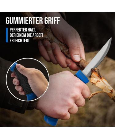 Pro Tackle Fishing Knife with Sheath & Belt Clip | Universal Anti-Slip Handle - Ultimate Angler's Tool - Buy Online on GoSupps.com