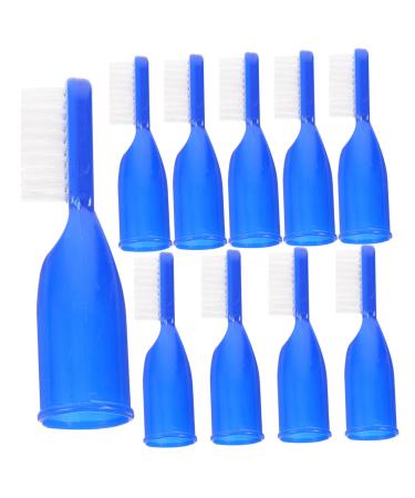 Gogogmy 10 pieces of fell in finger teeth clean tools Portable toothbrushes Little toothbrush little toothbrushes prison small prison