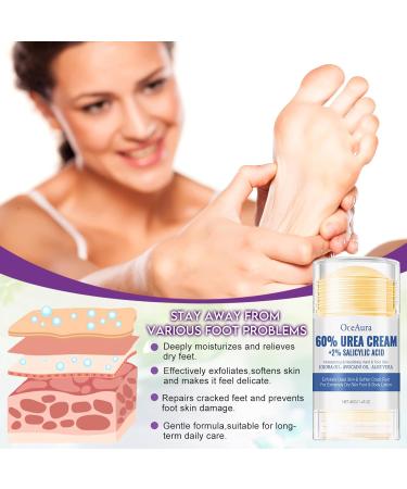 Dongcill Urea Cream Foot Care Set 60 percent 40 g 4 pairs of foot masks moisturizing foot mask very dry feet relieves dry and cracked feet - Buy Online on GoSupps.com