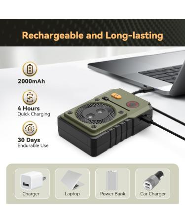 Bubbacare Anti-Bell Device for Dogs | Rechargeable Ultrasound Anti-Bark Device - 3 Modes 50 ft Range - Safe for Small Medium & Large Dogs - Buy Online on GoSupps.com