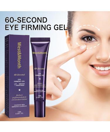 60-Second Age-Defying Eye Gel | Instant Firming Eye Cream & Puffiness Remover | Anti-Wrinkle Eye Serum for Youthful Skin - Buy Online on GoSupps.com