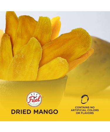 Fuel By Nature Dried Mango Slices - Healthy High Energy Snacks | 3 lb Bag | Made from Philippine Dried Mangoes - Buy Online on GoSupps.com
