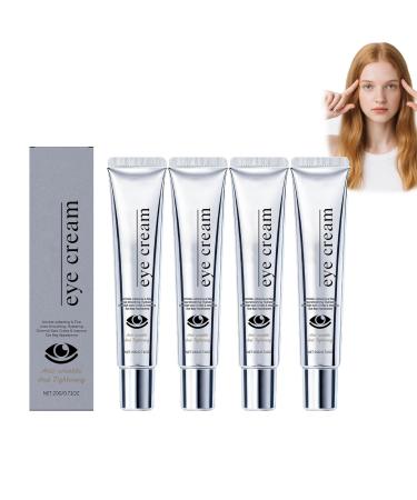 ZLHHRZJX Set of 4 anti-aging eye creams with retinol - For dark circles eyes and women - For eyes and women - With retinol - For a fresher more radiant complexion - Moisturizing cream