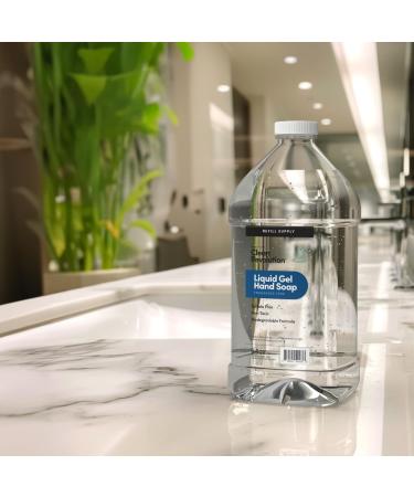 Clean Revolution Liquid Gel Hand Soap Silky Rich Liquid Quick Lather Fast Rinsing (Fragrance Free) 64 Fl Oz (Pack of 2) - Buy Online on GoSupps.com