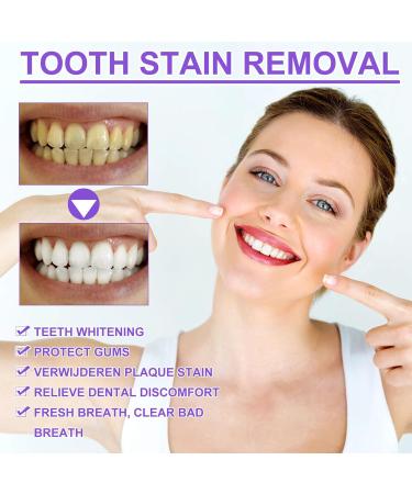 3 Pieces Tooth Whitening Toothpaste Set - Stubborn Spot Treatment Refreshing Breath Brightening Mousse for a Radiant Smile | International Shipping - Buy Online on GoSupps.com