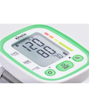 Kinetik Wellbeing Advanced Wrist Blood Pressure Monitor - NHS Approved with Universal Wrist Cuff - St John Ambulance Recommended - Buy Online on GoSupps.com
