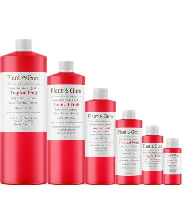 Tropical Fruit Fragrance Oil 8 fl. oz - Ideal for DIY Soap Candles Bath Bombs & Aromatherapy | Enhance Lotions & Creams - Buy Online on GoSupps.com