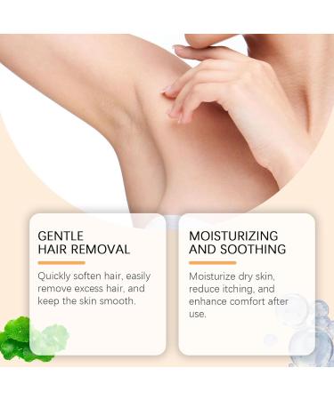 VKaoess Hair removal cream for sensitive skin mild hair removal for face body and intimate areas painless unisex solution for women and men safe for sensitive skin 20g 2 pieces - Buy Online on GoSupps.com