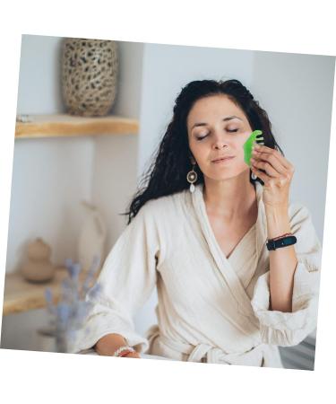 Beaupretty 6-Piece Jade Massage Comb Set | Multifunctional 8-Teeth Face & Head Massage Tools | International Shipping - Buy Online on GoSupps.com