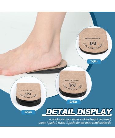 Panitay Adjustable Orthopedic Heel Lift Insoles | 10 Pairs for Men & Women - Heel Relief & Height Increase for Achilles Tendonitis | Comfort & Support for Length Discrepancies - Buy Online on GoSupps.com