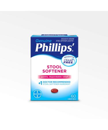 Phillip's Stool Softener 60 Liquid Gels
