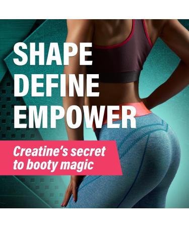 5g Creatine Monohydrate Powder for Women - Boost Booty Gains Collagen + BCAA 2:1:1 Lean Muscle Support Natural & Micronized - 240g Made in USA - Buy Online on GoSupps.com