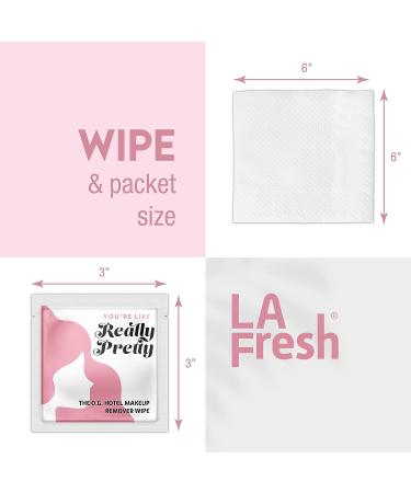 La Fresh Makeup Remover Facial Cleansing Wipes with Vitamin E - Waterproof - 200ct Pack - Skin Care Travel Essentials - Buy Online on GoSupps.com
