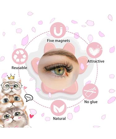 Slkyslk Magnetic Eyelashes with Eyeliner Kit - 5 Pairs Reusable Short and Long 3D False Eyelashes - Natural Look, Waterproof Liquid Liner, No Glue Needed - Buy Online on GoSupps.com