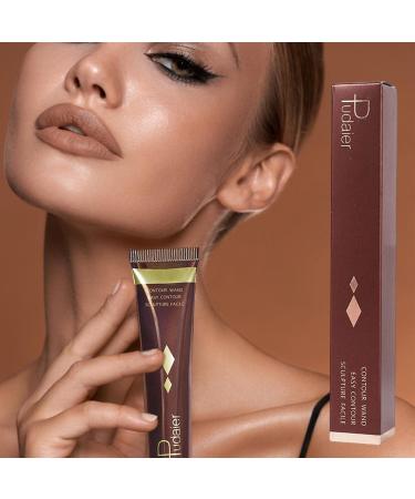 Liquid Contours Stick Smooth Creamy Liquid Face Concealer with Soft Cushion Applicator - Smooth Natural Matte Finish Super Silky Cream Contours Face Makeup Stick Shakven 01 - Buy Online on GoSupps.com