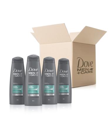 Dove Men + Care Fortifying Shampoo specifically designed for men's hair Aqua Impact moisturizes and strengthens hair with every wash 1420 ml (Pack of 4) 355 ml (Pack of 4)