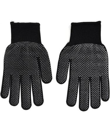 1 Pair Heat Resistant Gloves for Hair Styling Curling Iron Heat Proof Gloves Mitts for Hair Tools - Buy Online on GoSupps.com