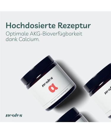 Neotes Calcium Alpha-Ketoglutarate 1000mg - 60 High-Dose Capsules | Premium Dietary Supplement Made in Germany | Laboratory Tested - Buy Online on GoSupps.com
