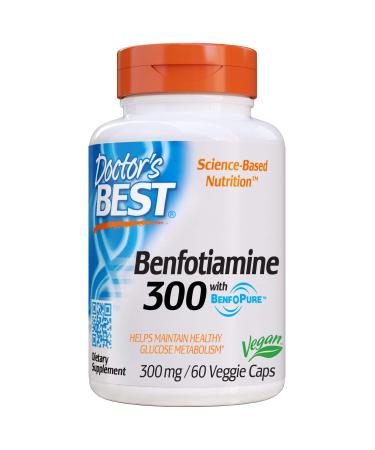 Doctor's Best Benfotiamine with BenfoPure 300 mg 60 Veggie Caps