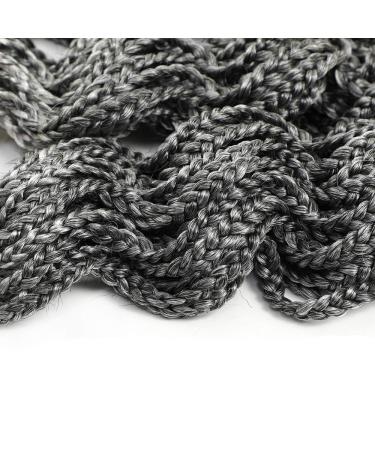Goddess Box Braids Crochet Hair Silver Grey 14 Inch 5Packs/Lot | Synthetic Premium Fiber Braiding Hair | Tgrey - Buy Online on GoSupps.com