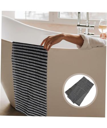 Zerodeko 4 Pcs Striped Exfoliating Bath Towels - Shower Scrubber & Back Scrubber for Ultimate Clean | Polyester Household Essential - Buy Online on GoSupps.com