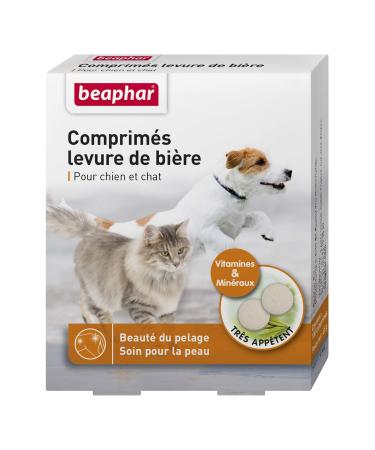 BEAPHAR Brewer's yeast tablets for dogs and cats Food supplement Enhances the beauty of the coat Skin care Rich in vitamins and minerals Very palatable 100 tablets