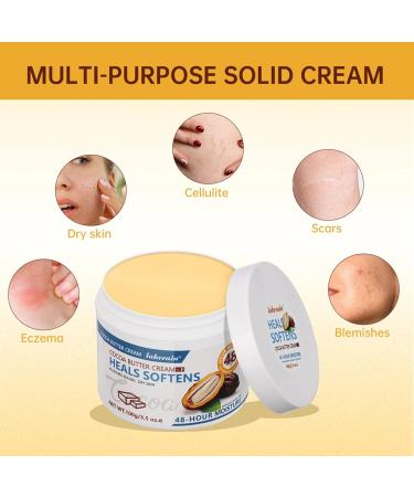 Cocoa Butter Cream for Body & Face Skin Nourishing Deep Moisturising Body Cream Cocoa Butter Moisturiser for Dry Sensitive Skin 100g - Buy Online on GoSupps.com