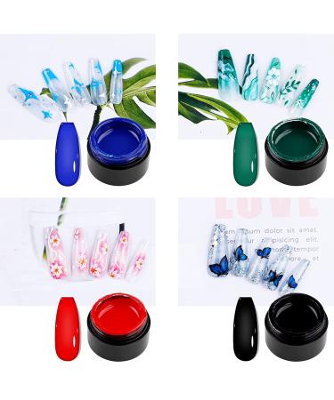 Nail Stamping Kit with 5 Flower Pattern Plates - Stamping Nail Polish for Gel Nails - Buy Online on GoSupps.com