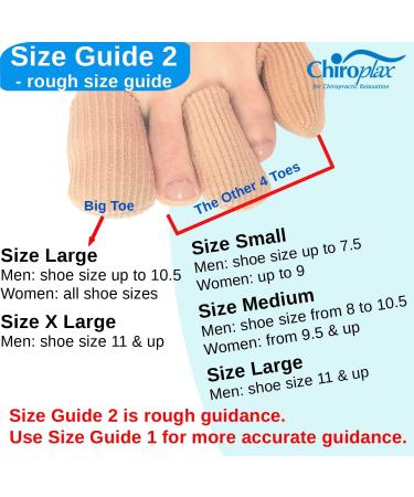 Chiroplax Toe Caps Sleeves - Fabric & Gel Lining - Medium (Pack of 5) - Buy Online on GoSupps.com