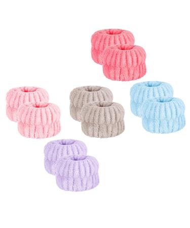 tacery Face Washing Wristband Absorbent Wristbands for Washing Face Microfiber Wrist Wash Band | Absorbent Wristbands for Women Girls Ladies Prevent Liquid from Spilling