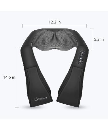 Snailax Shiatsu Neck and Shoulder Massager with Heat - Electric Back Massager for Neck, Back, Shoulder, Foot & Body - Buy Online on GoSupps.com