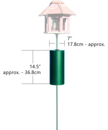 Perky-Pet Metal Rod Squirrel Repellent for Bird Houses & Feeders - Model 341 | International Shipping Available - Buy Online on GoSupps.com