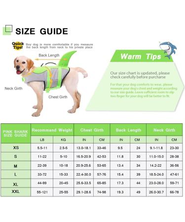 Buy Cit toile Dog Life Jacket - Light & Safe for Water Sports | Reflective with Handle for Small Medium & Large Dogs - Green - Buy Online on GoSupps.com