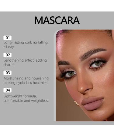 Zunetsutock Lengthening Mascara - Lightweight 10ml Lash Fuller Eyelashes | Smudge Free Eye Makeup Gifting Girlfriend Wife Sister Ideal Everyday Look and Beauty Routines - Buy Online on GoSupps.com
